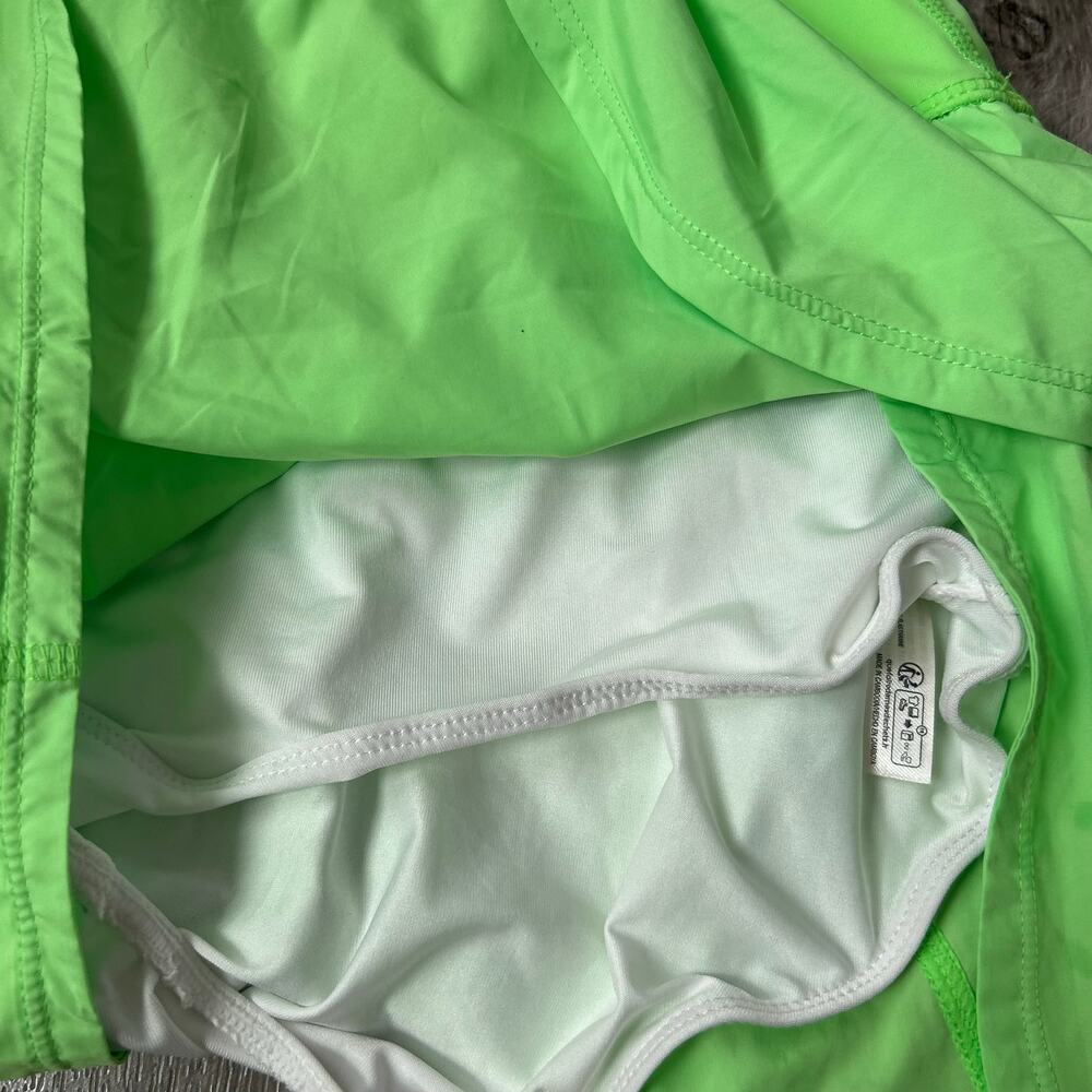 Free People Movement Hot Shot Romper Neon Green Athletic Running Size Large - Picture 4 of 8